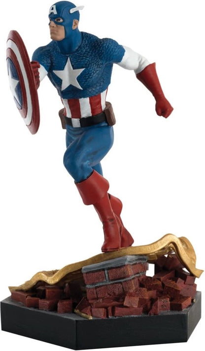 Eaglemoss Publications Ltd. Captain America Beeld/figuur Captain America 13 cm Marvel VS. Resin Statue 1/16 Multicolours