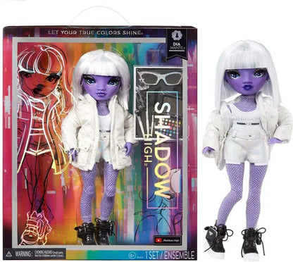 Rainbow High Shadow High S23 Fashion Doll - Dia Mante (Paars) - Modepop