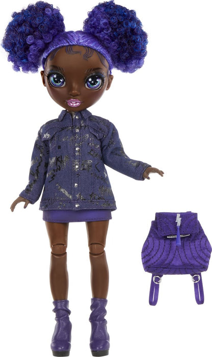 Rainbow High Junior High Special Edition Doll - 23 cm - Krystal Bailey - Paars - Modepop