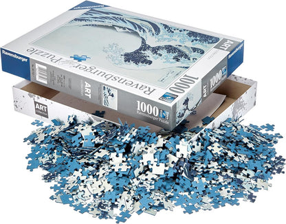 Ravensburger - Puzzle The Great Wave Off Kanagawa, 1000 Pieces