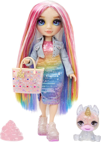 Rainbow High Klassieke Modepop - Verrassingsitem - Met slijmset en diertje