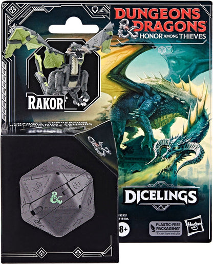 Hasbro Dungeons & Dragons Actiefiguur Honor Among Thieves Dicelings Rakor Multicolours