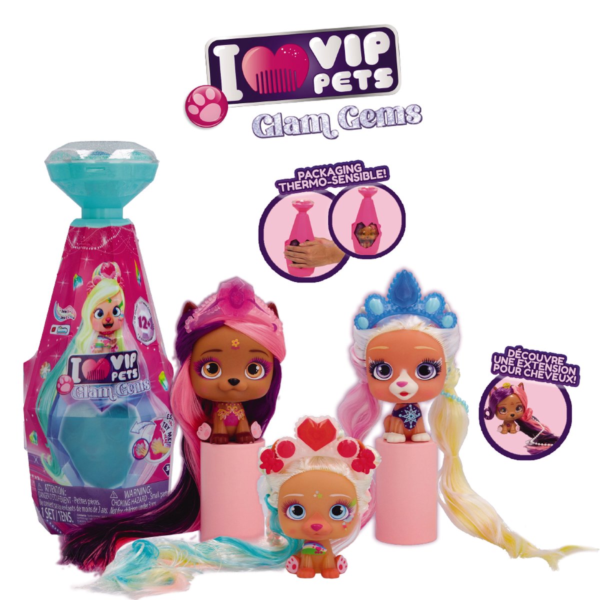 IMC Toys Vip Pets 8421134712980, 3 jaar, Verschillende kleuren, Kunststof