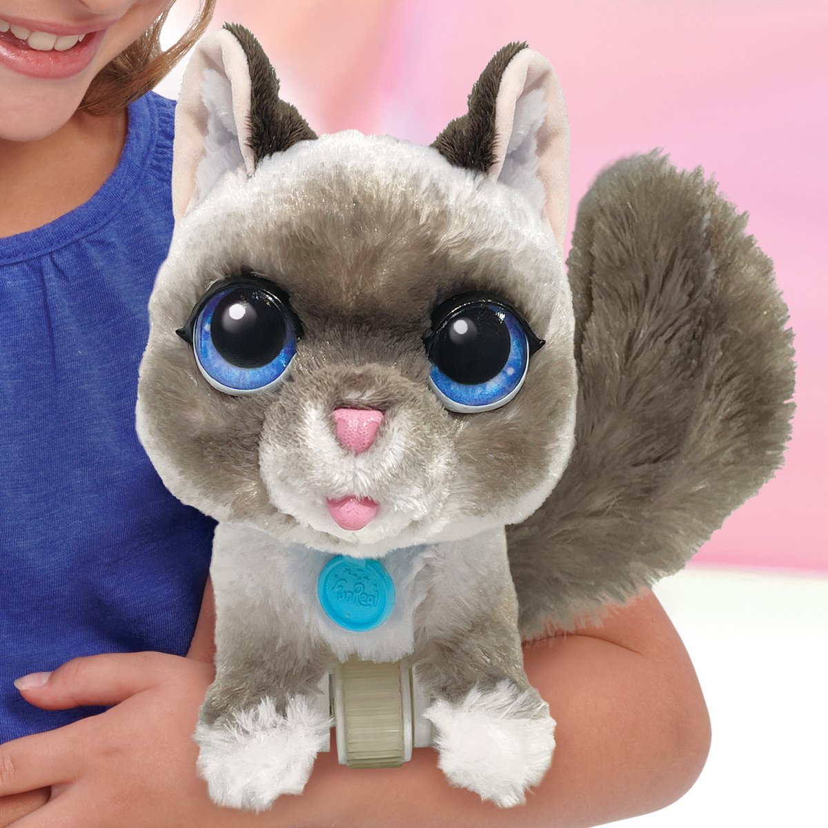 FurReal WagaLots Kitty Kat - Interactieve pluchen Knuffel