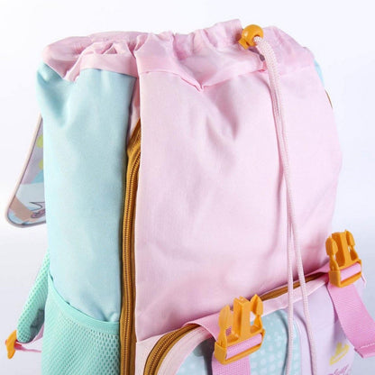 Schooltas Princesses Disney Roze, Multicolor (28,5 x 15 x 41 cm)