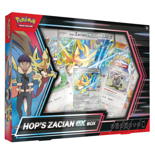 Pokémon TCG Hops Zacian ex Box