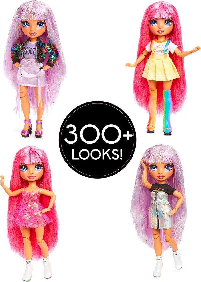 Rainbow High Fashion Studio - Pop Avery Styles met Poppenkleding