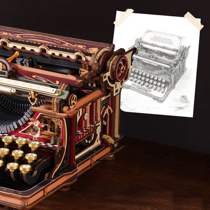 Mechanical Typewriter (magic version) - LK703C - ROKR Mechanical Gears Series - Typemachine
