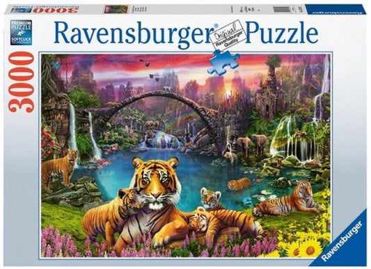 Ravensburger legpuzzel Tiger paradise 3000 stukjes