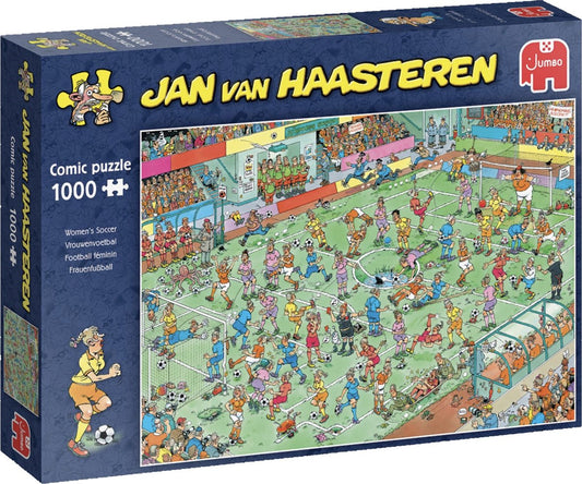 Jan van Haasteren - Vrouwenvoetbal - Woman soccer - 1000 stukjes