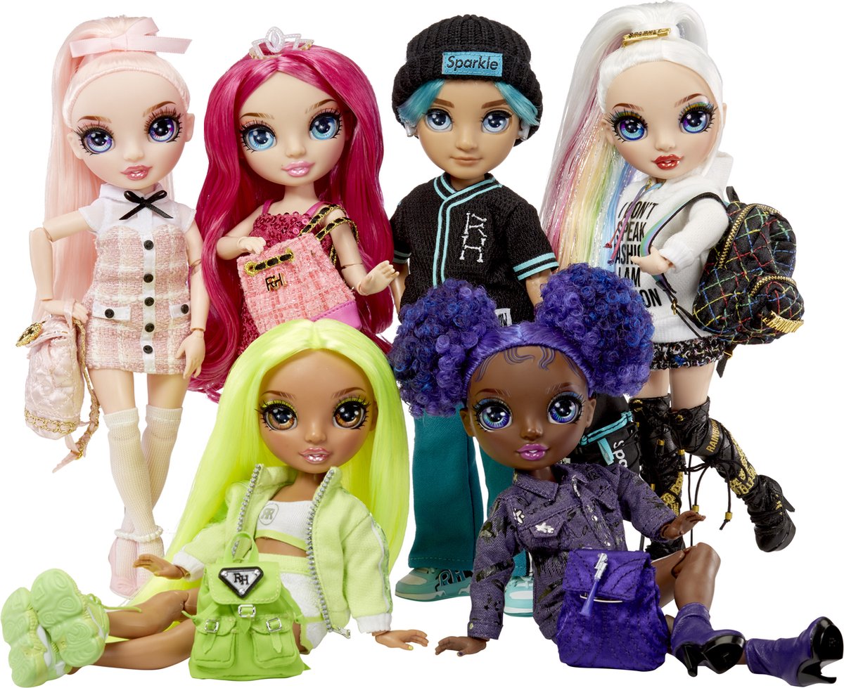 Rainbow High Junior High Special Edition Doll - 23 cm - Krystal Bailey - Paars - Modepop