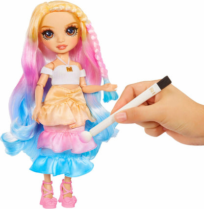 Rainbow High Watercolor & Create Modepop - Groene ogen