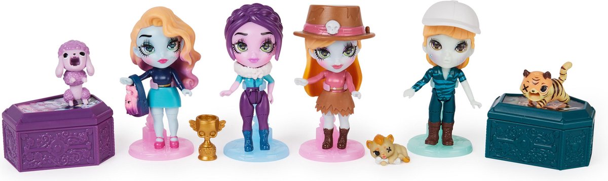 Zombaes Forever - Wild Vibes lBest in Show-set met zombiepoppen en accessoires 2 unieke poppen 2 huisdieren en meer