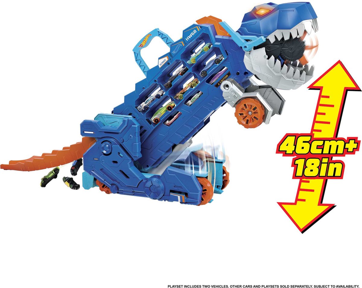 Hot Wheels - City Ultieme Dino Hauler Vrachtwagen - 1:64 - Speelgoedvoertuig