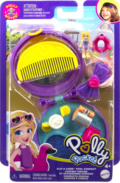 Polly Pocket Clip en Comb Pool Compact
