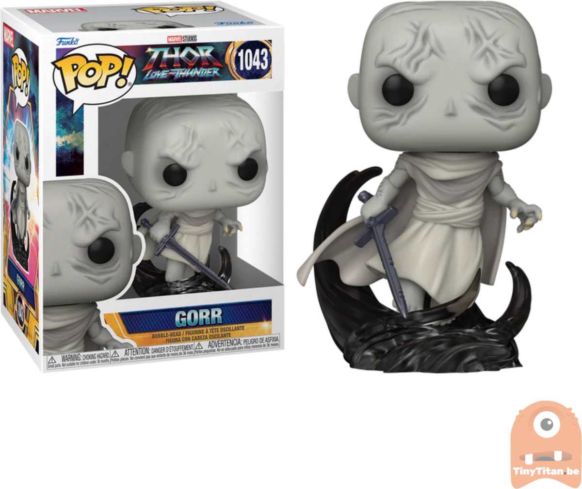 Funko Thor - Thor: Love & Thunder POP! Gorr 9 cm Verzamelfiguur - Multicolours