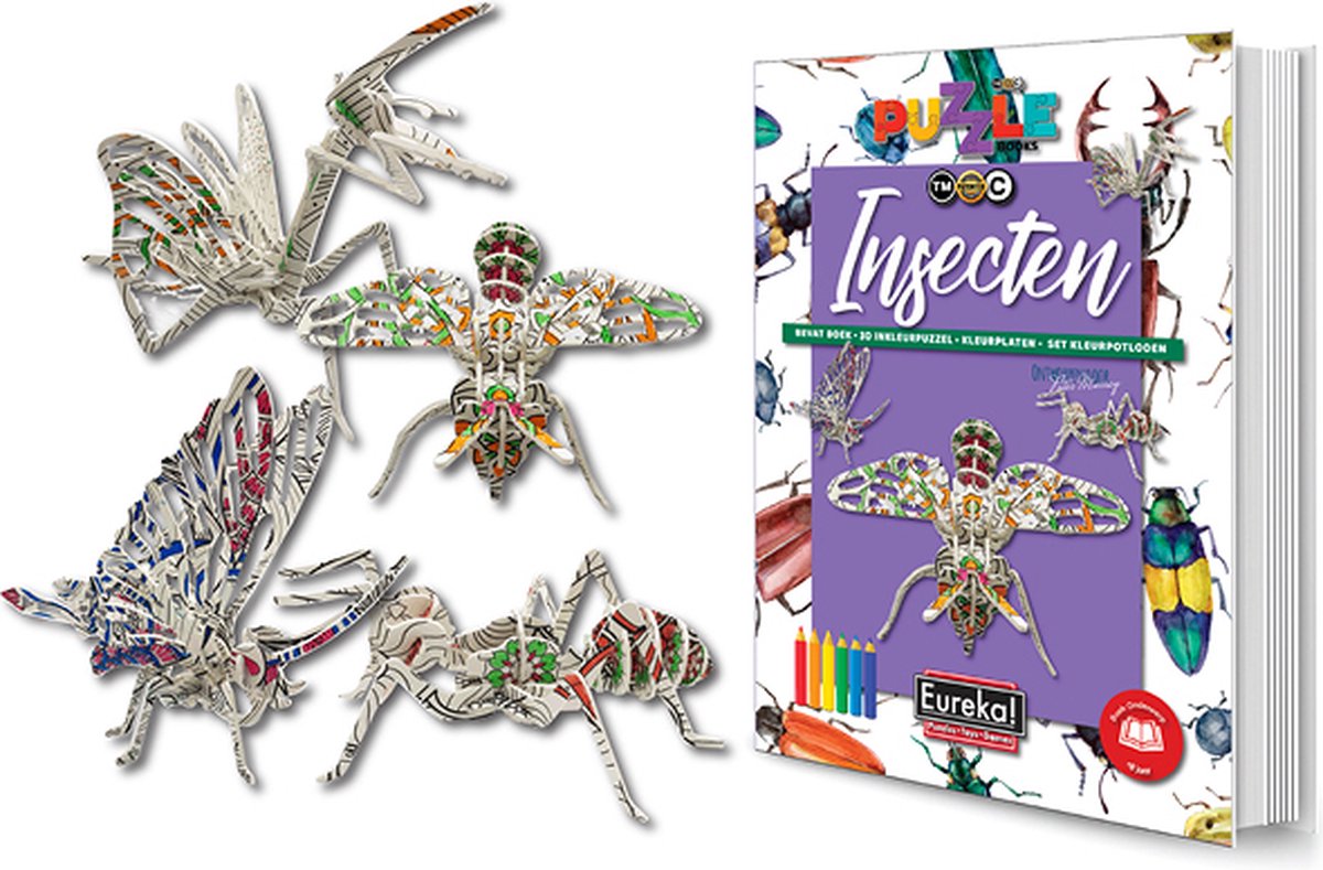 Eureka Puzzelboek Insecten