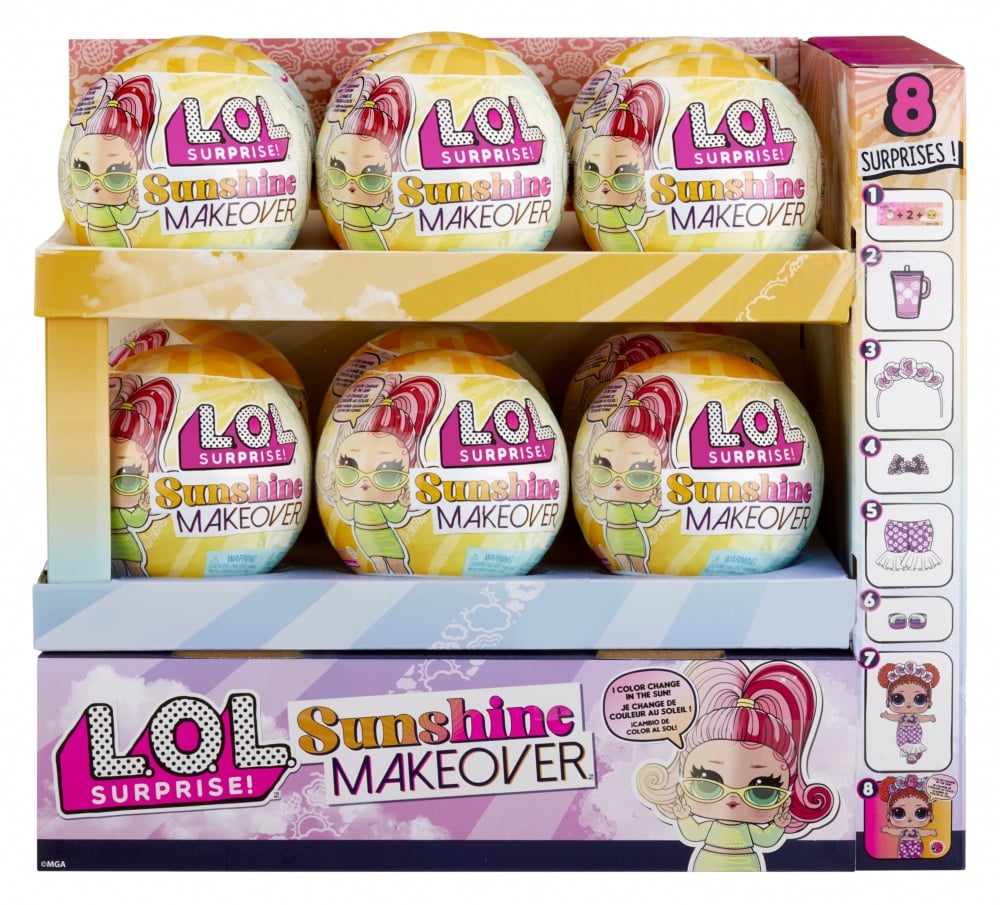 L.O.L. Surprise! Sunshine Makeover Tots - Minipop (inclusief 8 accessoires)