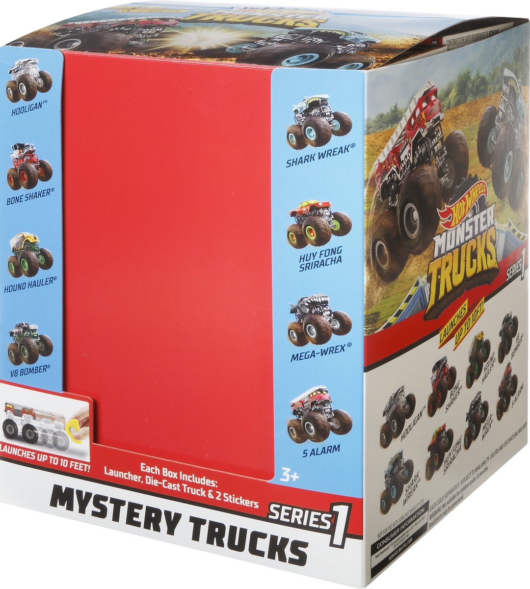 Hot Wheels Verrassingsauto Mystery Truck Jongens Die-cast 4-delig