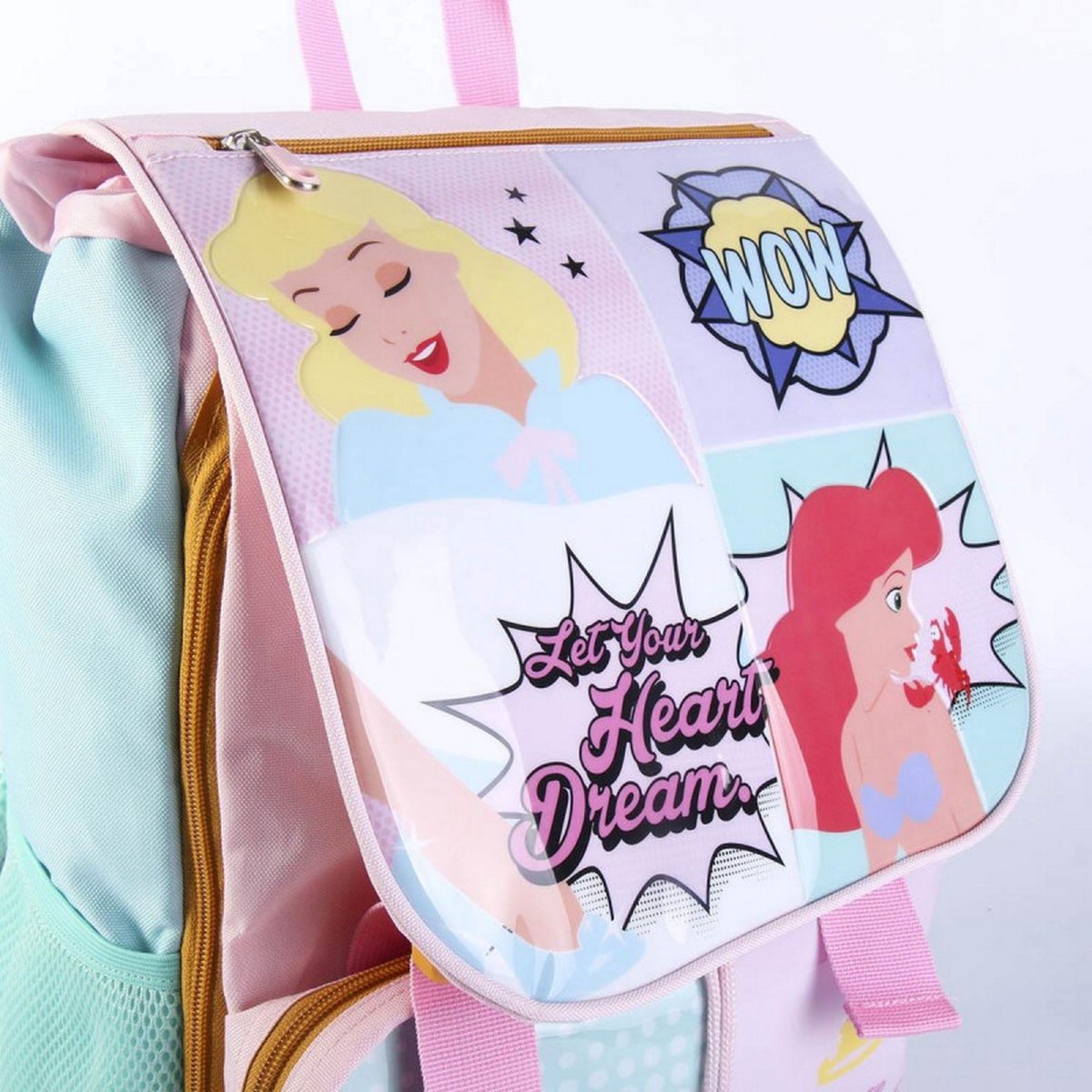 Schooltas Princesses Disney Roze, Multicolor (28,5 x 15 x 41 cm)