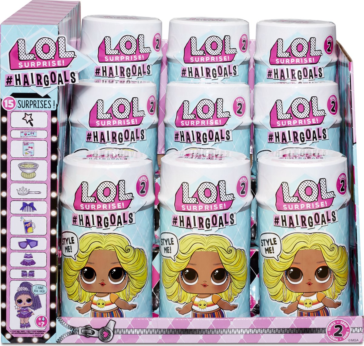 L.O.L. Surprise! #Hairgoals Serie 2 - Minipop