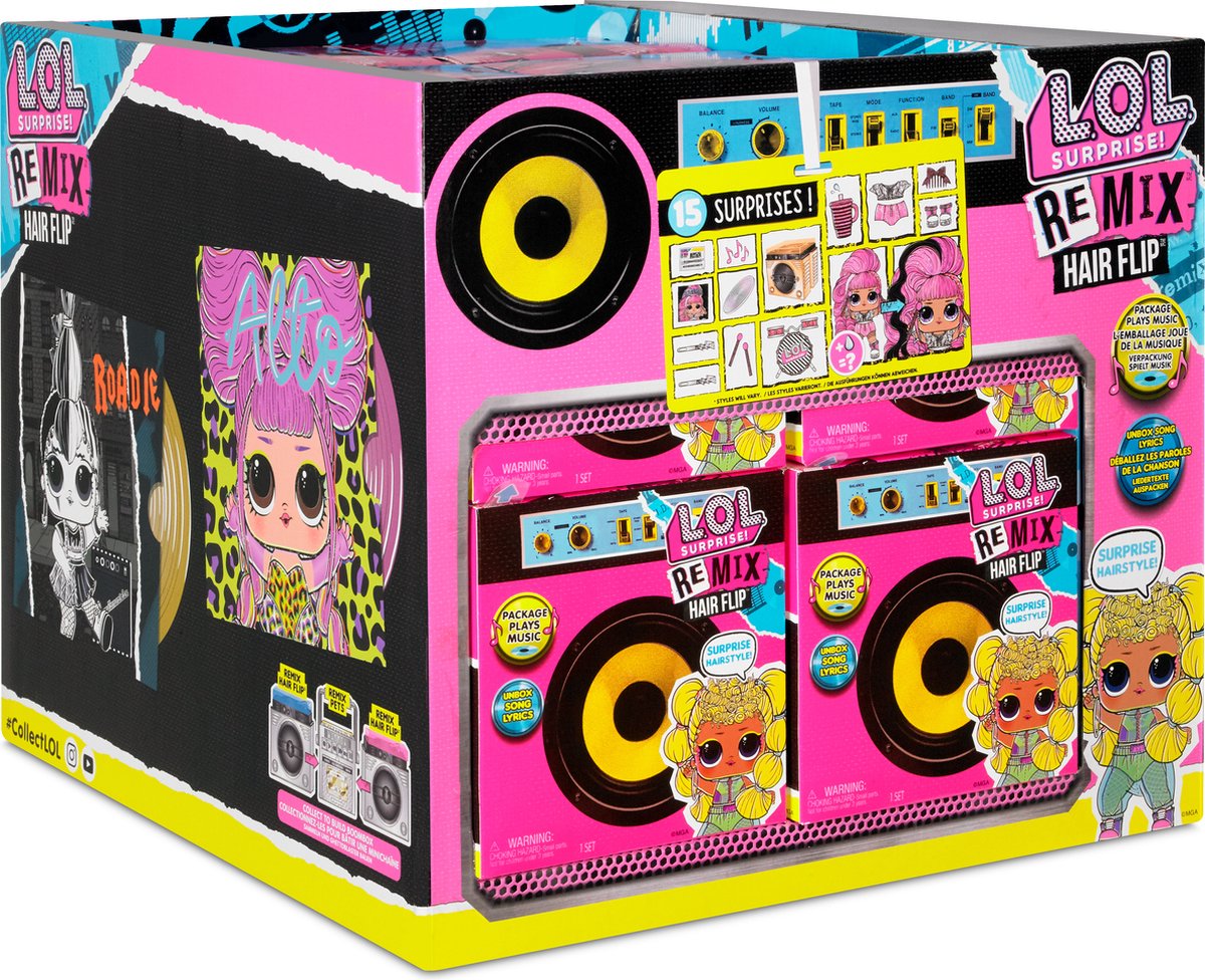 L.O.L. Surprise! Remix Hairflip Tots Serie A - Minipop