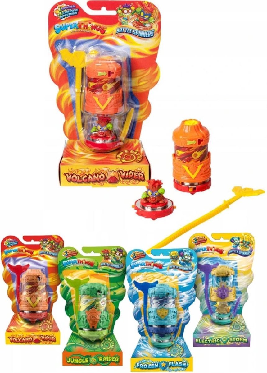 SuperThings Battle Spinners met exclusief actiefiguur - win een episch gevecht