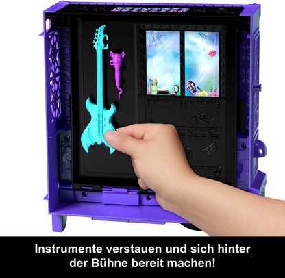 Mattel Monster High Koncertowy Food + Lalka Zestaw Hxh83 Vrachtwagen Roze