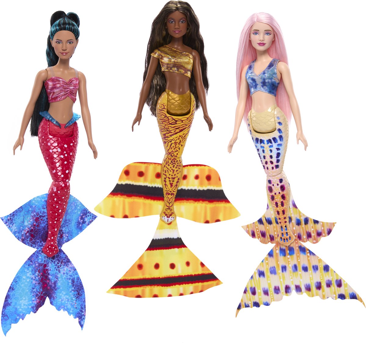 Disney Princess De Kleine Zeemeermin Ariël en Zussen - Zeemeerminpop