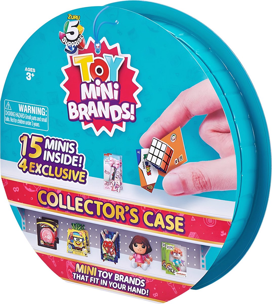 Zuru 5 Surprise Mini Brands - Mini Toy Brands - Collector's Case met 5 Exclusieve Mini's
