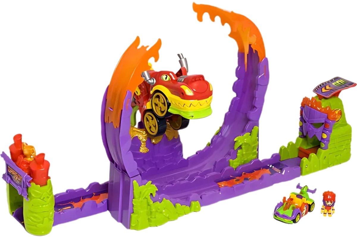 NAVO Magic Box Racers Dragon Loop Track - Speelset met voertuig - 3+ jaar
