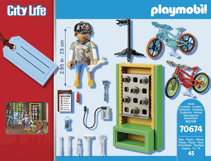 PLAYMOBIL Gift set "E-bike werkplaats" - 70674