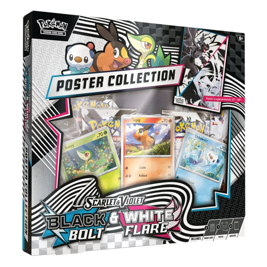 White Flare & Black Bolt Poster Collection