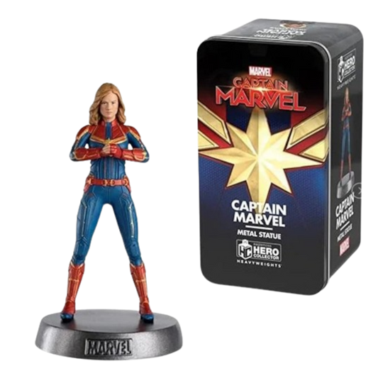 Captain Marvel Metalen Standbeeld