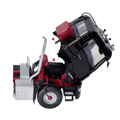 Man TGS 2-Assige Trekker Zwart