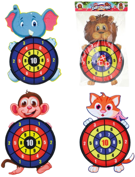 Dartbord klittenband dier