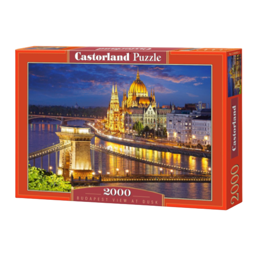 Budapest view at dusk