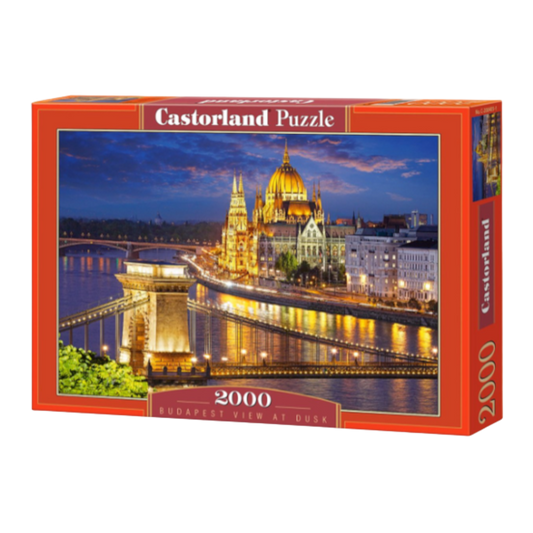 Budapest view at dusk