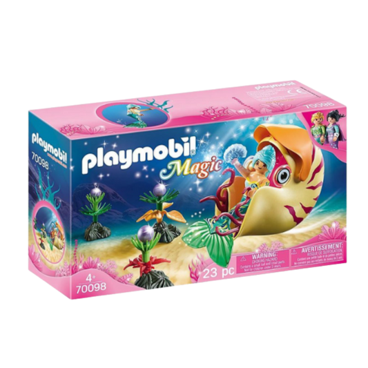 Zeemeermin met zeeslakkengondel 70098